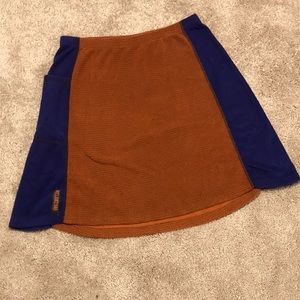 Melanzana micro grid skirt